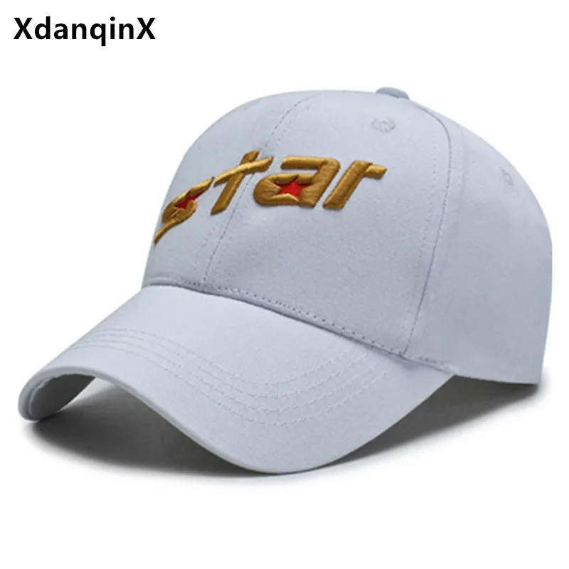 

XdanqinX для женщин шляпа, с вышитыми буквами бейсболки шляпы для пар Мужская хлопковая Повседневная Спортивная Кепка snapback кепки Регулируемый самых лучших брендов, кепки