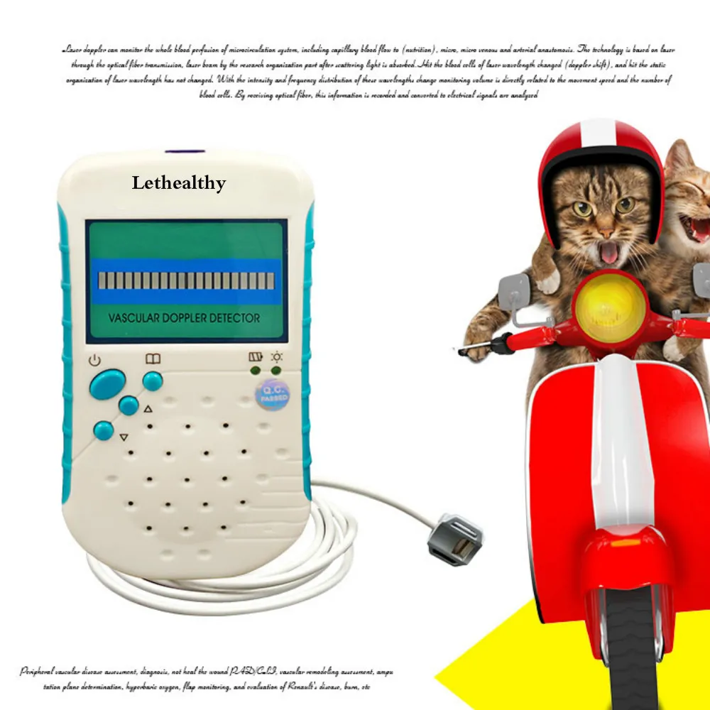 Ветеринарный 9 Мгц плоский детектор датчик животных сосудистый кровоток