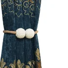 Жемчужный магнитный зажим для штор, держатели для занавесок, зажимы для штор, подвесная шаровая Пряжка, зажимы для штор, ремни для занавесок, украшение для дома