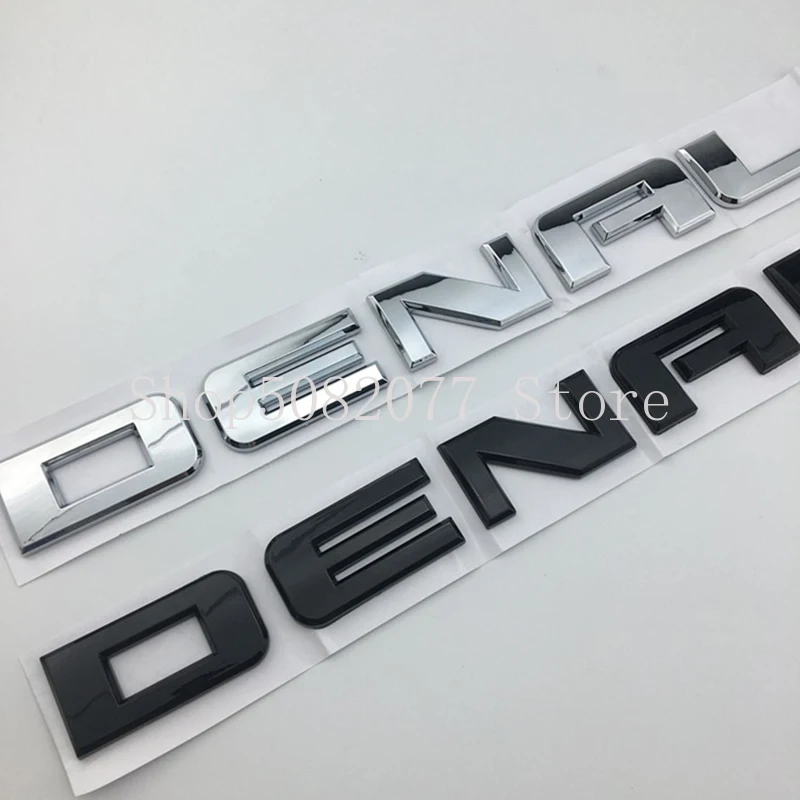 Эмблема с буквами для Chevrolet DENALI HD GMC пикапа грузовика автостайлинг буква значок