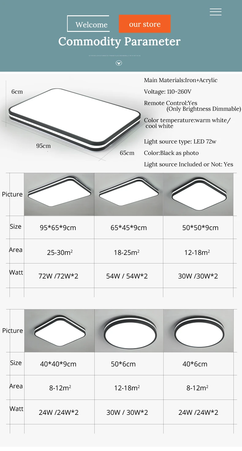 Modern LED ceiling lights Simple style home LED lamp Large art Creative lustre bedroom living room lamp AC90-260V