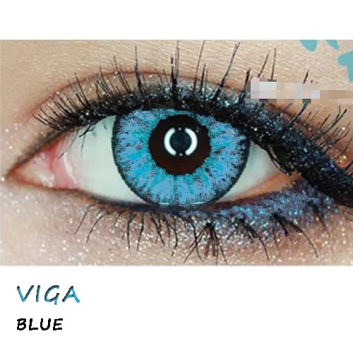 Маленький чехол для макияжа с красивыми глазами - Цвет: VIGA BLUE