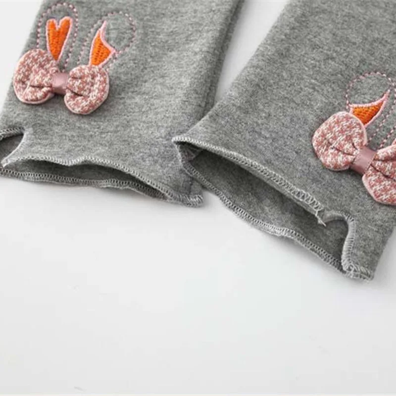 3 вида цветов новые модные штаны для девочек милые леггинсы с заячьими ушками
