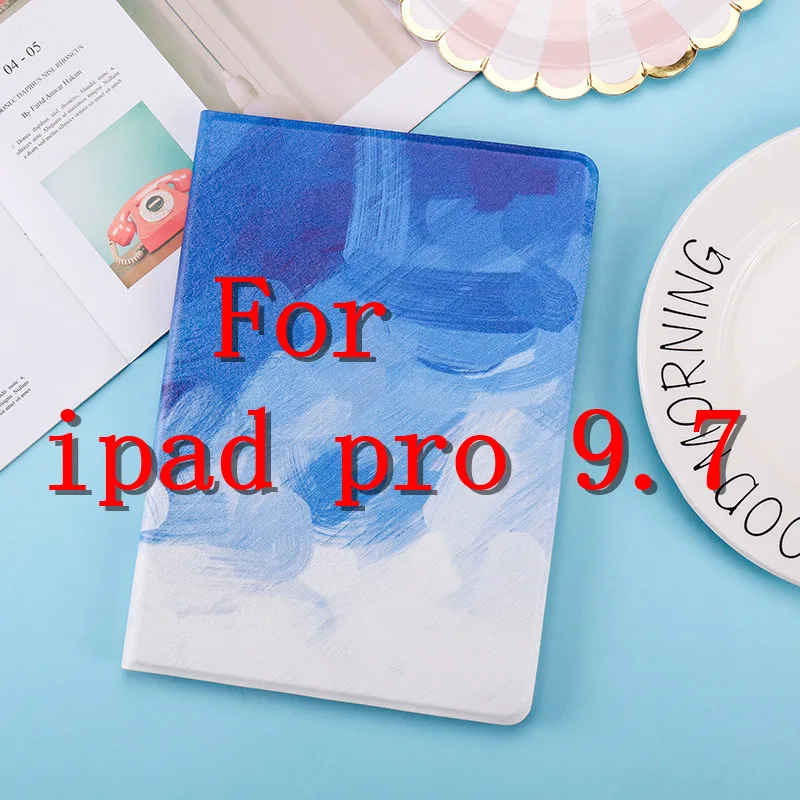 pro9.7AS picture Мраморный Чехол для iPad Pro 10,5 чехол iPad Air чехол из кожи ПУ и ПК Жесткий Чехол-подставка для iPad чехол 9,7 Pro Чехол Funda - Цвет: pro9.7AS picture