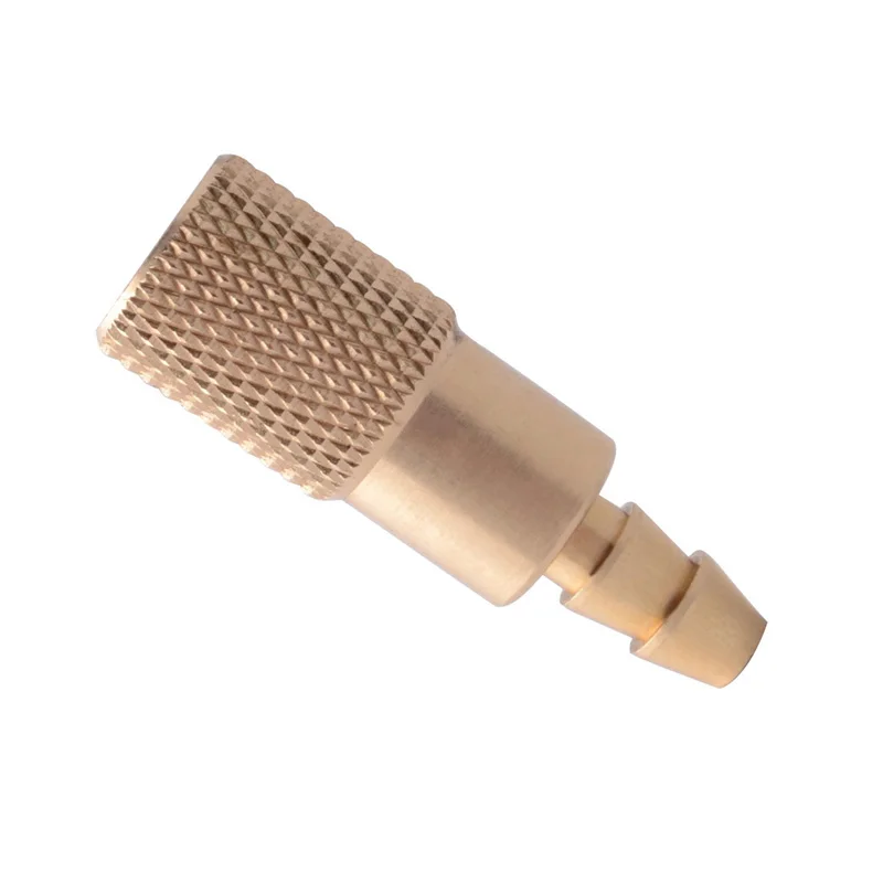 

6mm Tire Inflator Valve Connector Brass Car Tyre Copper Accessory 2pcs