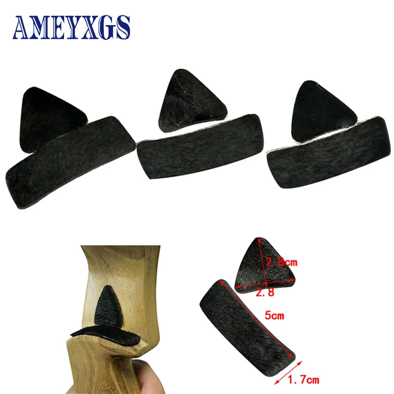 

Пара шкур для стрельбы из лука Рекурсивный лук держатель для стрел правая/левая рука клейкий охотничий аксессуар для традиционного/Длинног...