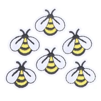 10 pcs of bumblebee embroidery sticker sewing embroidery diy clothing embroidery clothing decal accessories