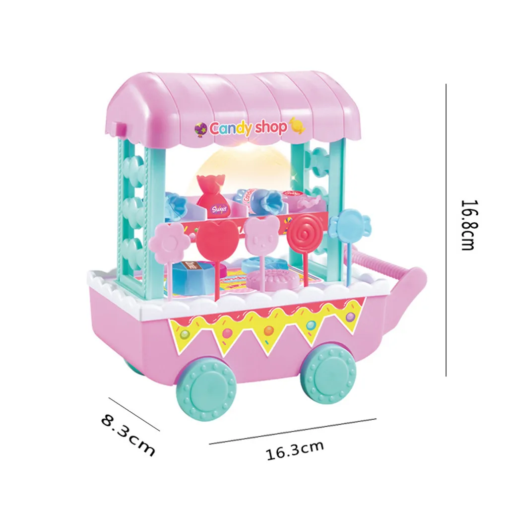 Детские ролевые игры Фрукты мороженое конфеты овощи еда корзина игрушка музыка