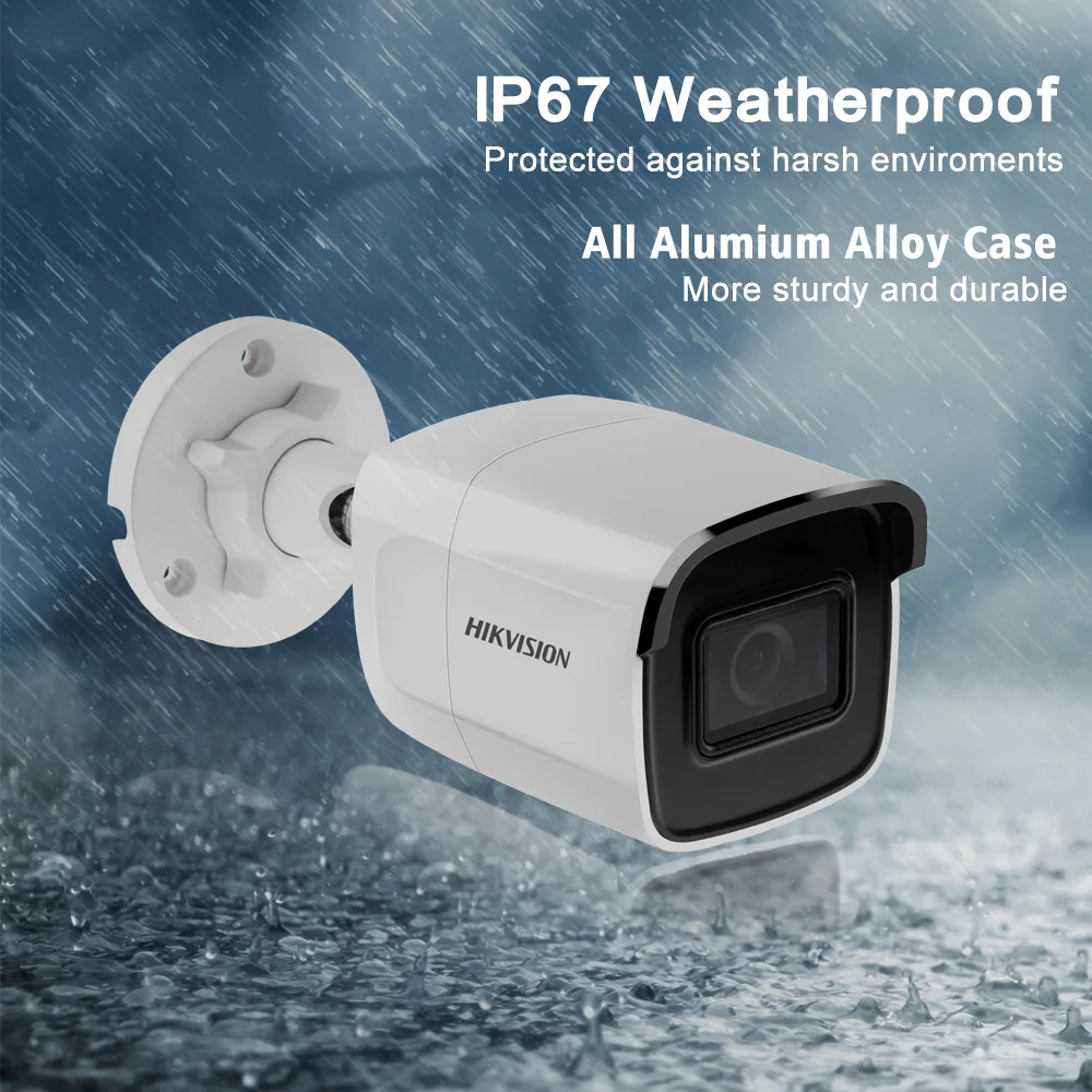 Hikvision IP Камера DS 2CD2085G1 I 8MP 4K H265 + мини POE камера для использования вне помещения