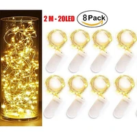8pack led string lights 1m2m5m fairy lights outdoor battery inside operated garland christmas decoration party wedding xmas