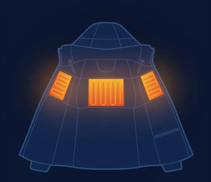 Xiaomi зимние интеллигентая(ый) контроль температуры нагрева пуховая куртка в розетку устойчивое Отопление Bluetooth гусь пуховая куртка