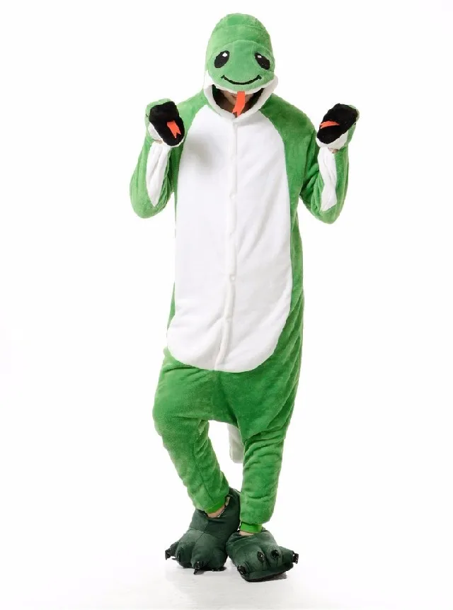 Women Animal Onesies Pajamas Rat Snake Zebra Chick Horse Dragon Dog Tiger Pig Monkey Rabbit Kigurumi Women's Homewear for Winter