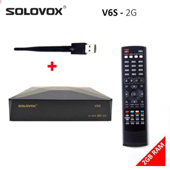 Спутниковый ресивер SOLOVOX V6S mini HD DVB S2 Поддержка Xtream Stalkermac M3U USB WiFi 3G 4G PowerVU Biss Key STB |