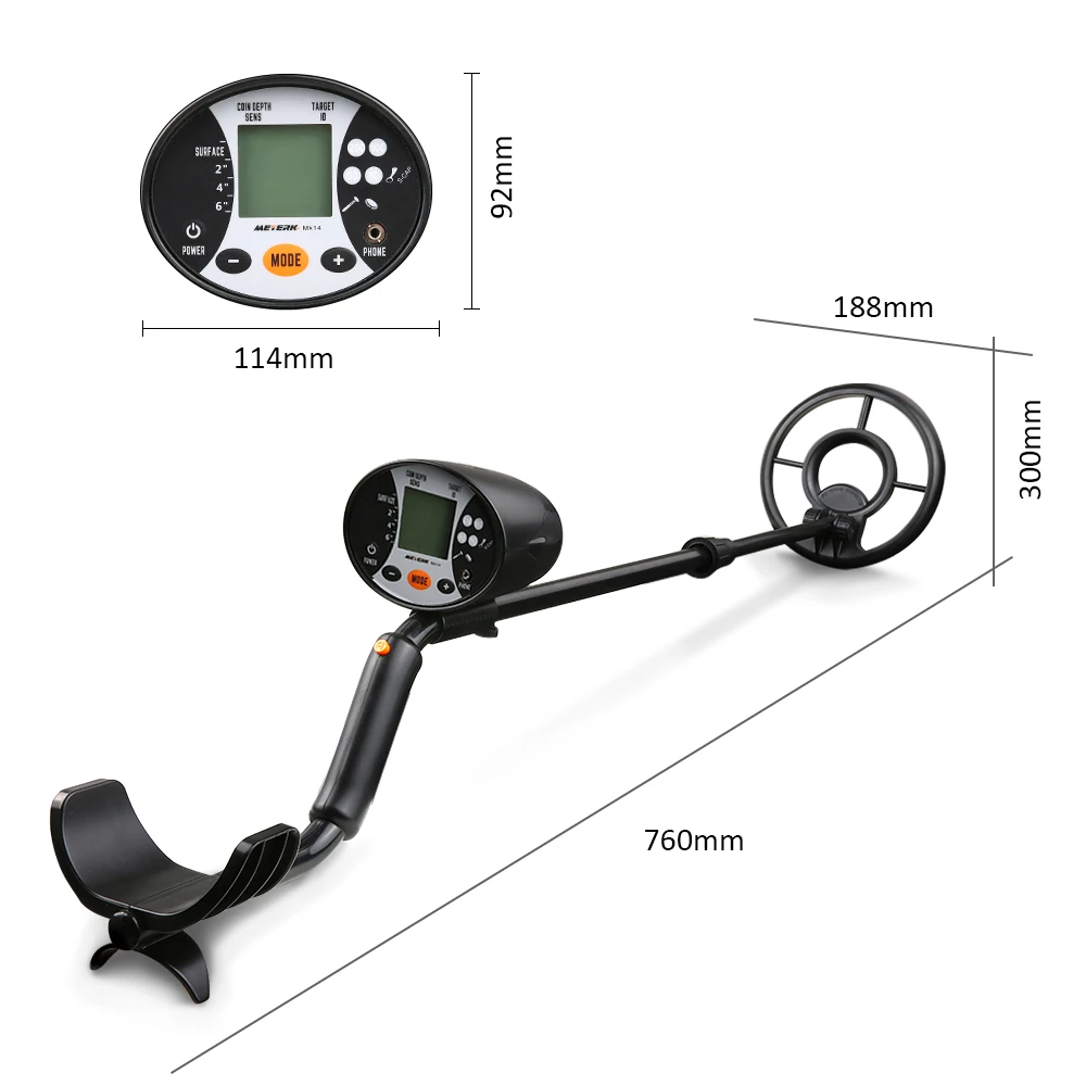 Meterk металлоискатель Подземный золотоискатель Охотник за сокровищами Сокровища