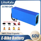 Аккумулятор для электрического скутера LiitoKala, 60 В, 40 Ач, 50 ач, 30 Ач, 20 Ач, 35 Ач, аккумулятор для электрического скутера 21700, 60 В, 3000 Вт, аккумулятор для электровелосипеда