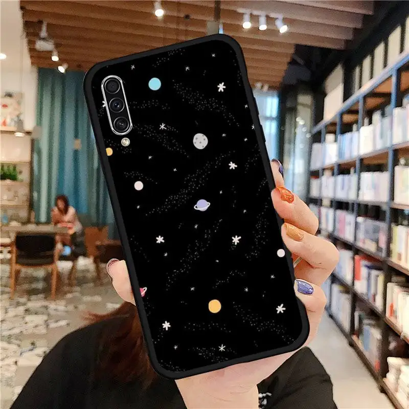

Starry sky bling Phone Case For Samsung A20 A30 30s A40 A7 2018 J2 J7 prime J4 Plus S5 Note 9 10 Plus