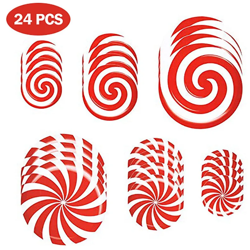 24 шт./компл. Красная Наклейка на пол съемные настенные наклейки Настенный декор