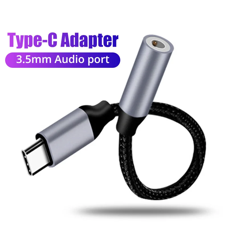 Переходник USB Type-C/аудиоразъем 3 5 мм FONKEN для проводных наушников подключение