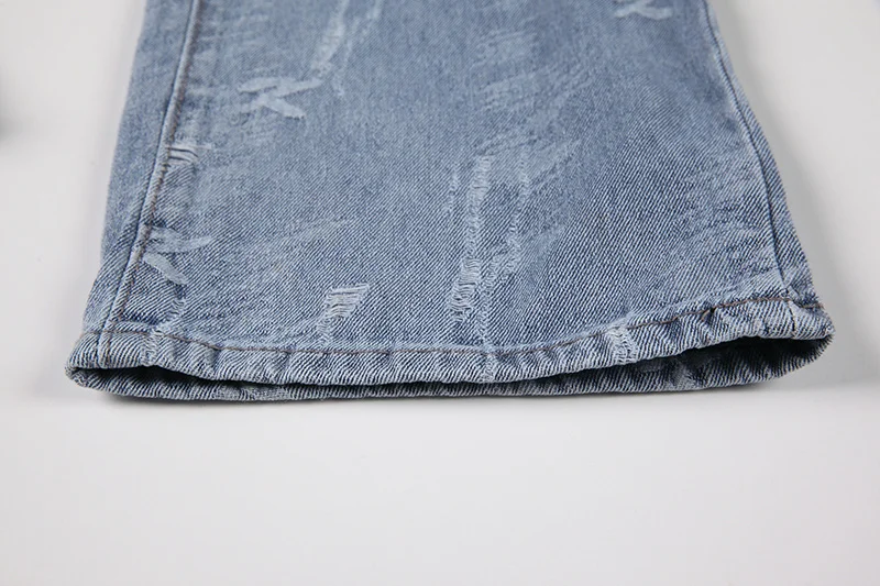 

Jacquard Straight Skinny Jeans For Men And Women