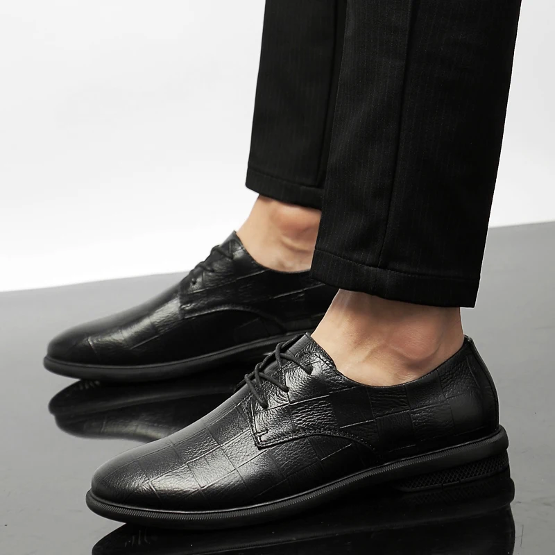 

Men Casual Casual Leather Shoes Men Mens Spring Black Man Shoe Loafers Leisure Zapatos Casuales Zapatillas Hombre