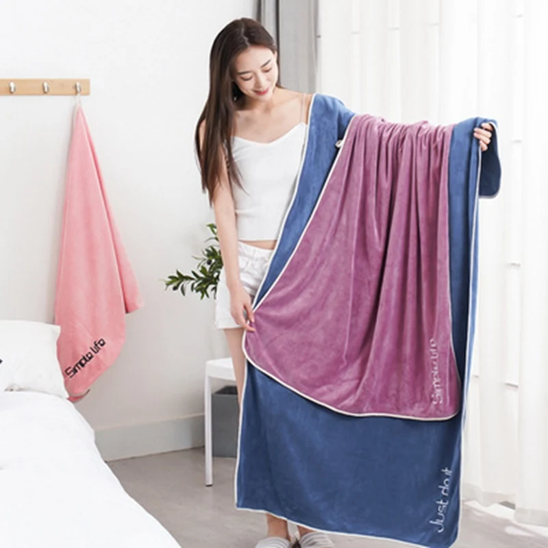 

Модные большие полотенца для ванной комнаты, полотенца из сверхтонкого волокна, мягкое и абсорбирующее полотенце на осень, для отеля, дома, ...