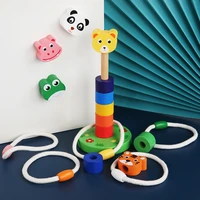 color shape stacking toys montessori educational wooden toy for children 1 year kid baby toy 0 12 months game for babies toddler