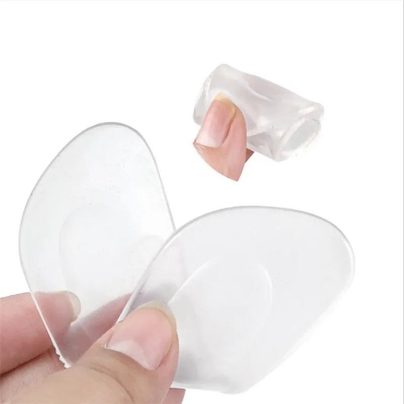

Soft Silicone Shoe Insoles Heel Stickers Thickened Anti-slip Wear-resistant Foot Heel Posts Half Yard Pad Massage Foot Cushion