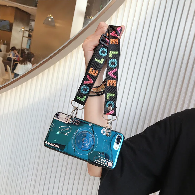 3D Ретро камера Стильный силиконовый чехол ремешок для huawei P30 PRO P20 lite P9 P10 PLUS P20 P30 Nove 2 3 3i 4 Grip Stand телефонные чехлы