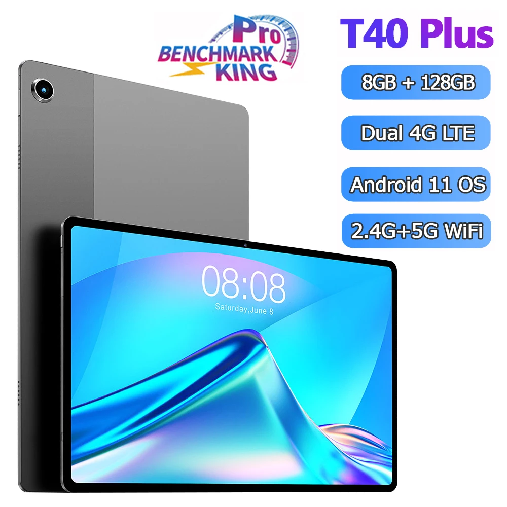 Планшет Teclast T40 Plus на Android 11 восемь ядер экран 10 4 дюйма 8 ГБ + 128 ГБ|Планшеты| |