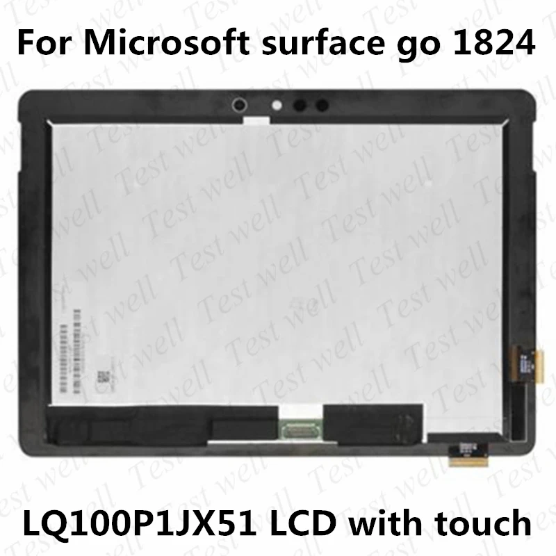 

10.1'' LCD For Microsoft Surface Go 1824 LCD Display Touch Screen Digitizer Assembly LQ100P1JX51 Repair Part LQ100P1JX51