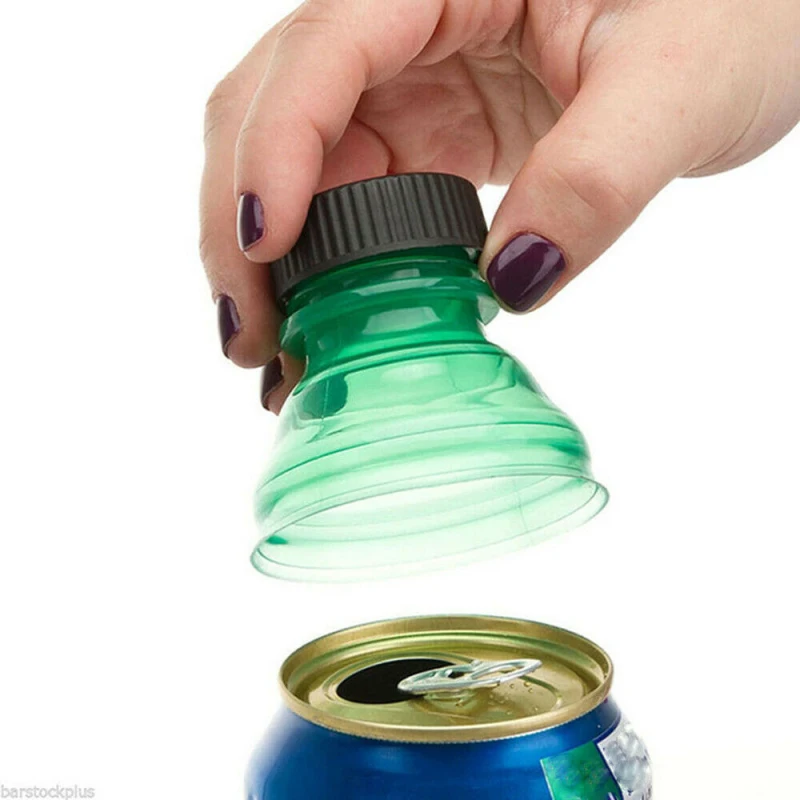 

1pc Reusable Plastic Bottle Top Lids Beverage Beer Water Dispenser Lid Protector Eco-Friendly Drink Bottle Opener Drinkware