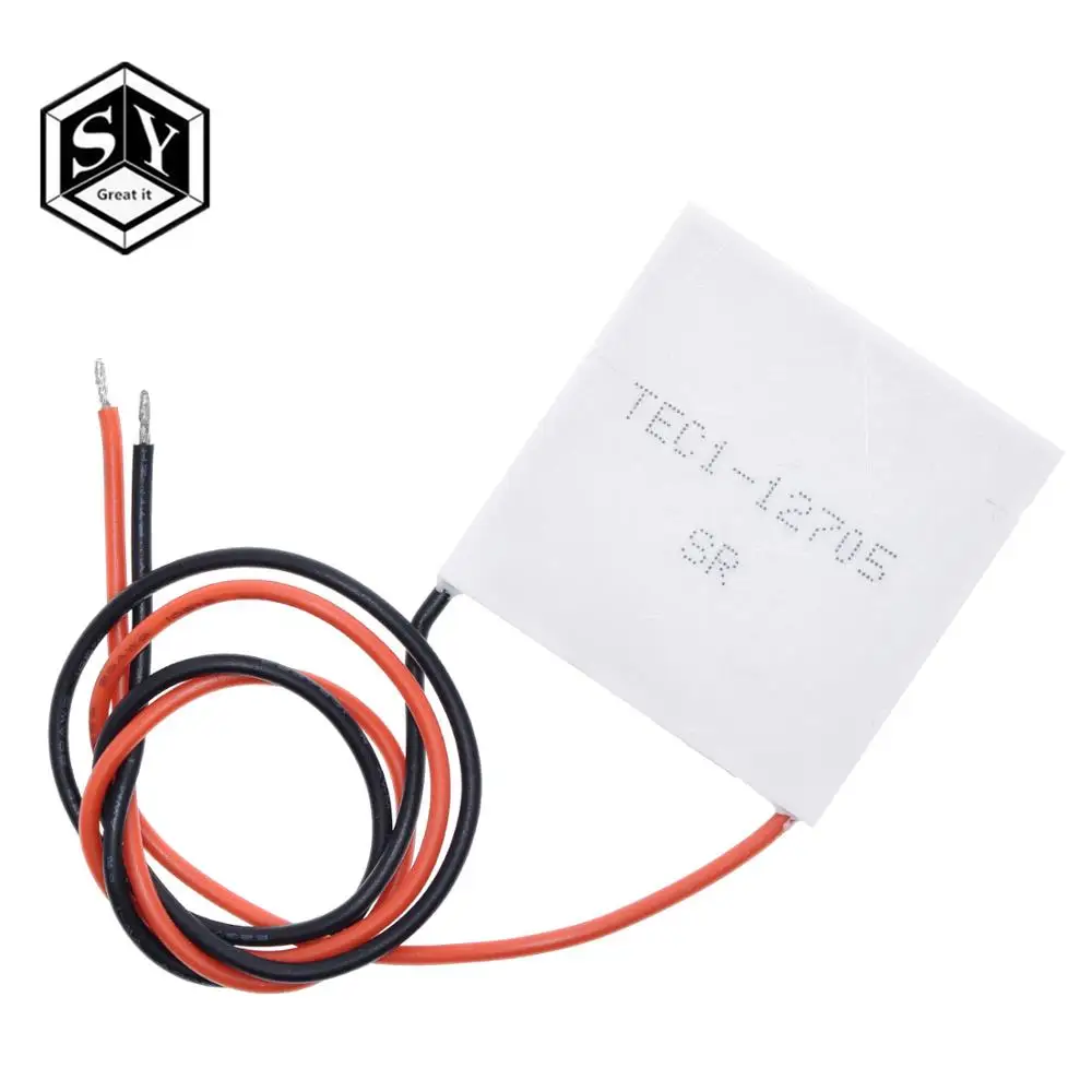 Здорово TEC1-12705 Термоэлектрический охладитель Пельтье TEC1-12706 TEC1-12710 TEC1-12715 40*40 мм 12V Пельтье Elemente модуль