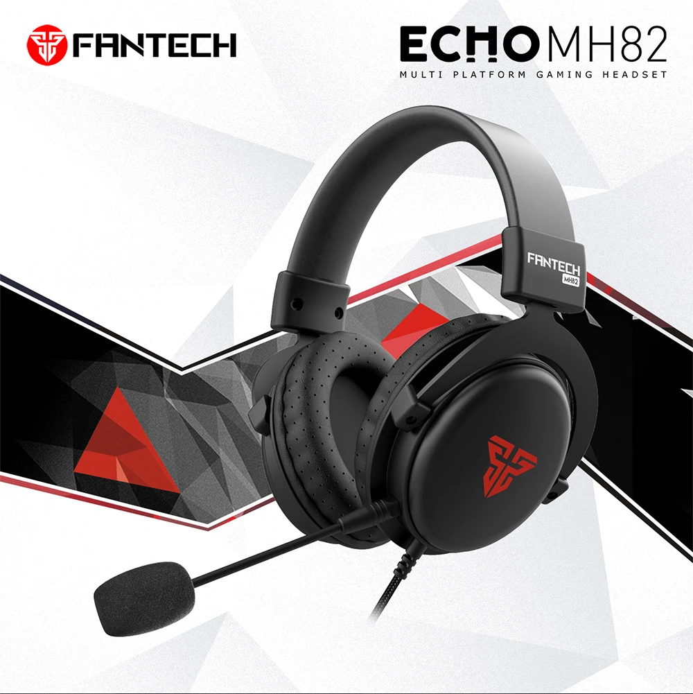 Профессиональные игровые наушники FANTECH MH82 с микрофоном разъемом 3 5 мм можно снять