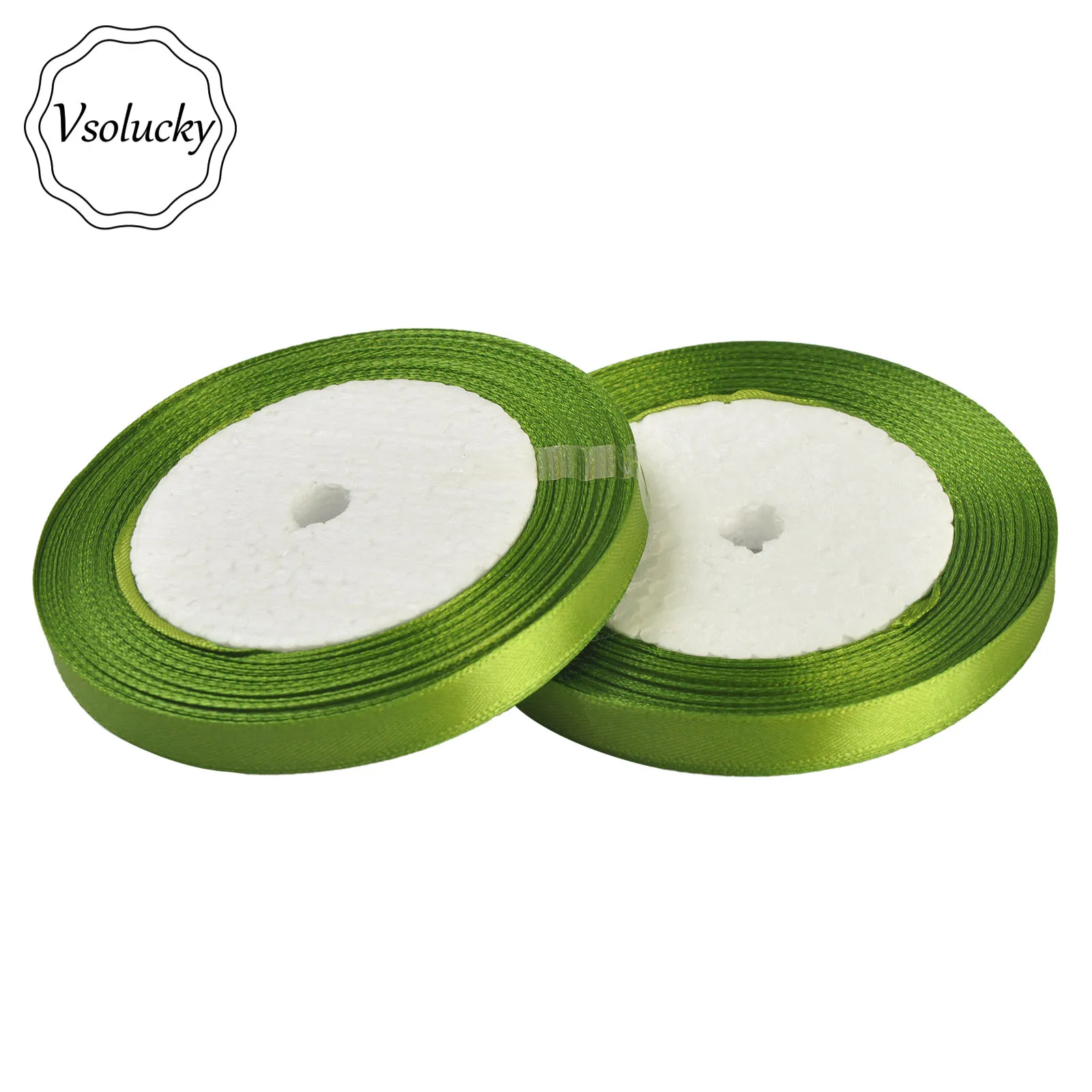 Атласная лента 1 рулон 25 ярдов 1/4 дюйма 6 мм|25 yard|6mm satin ribbonsatin ribbon sashes |