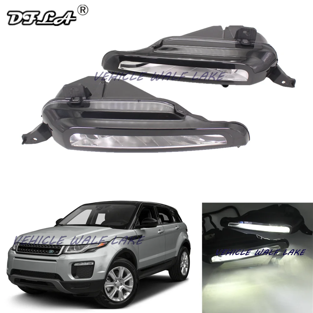 Передний светодиодный противотуманный фонарь DRLfor Land Rover для Range Evoque 2015 2016 2017 2018|led
