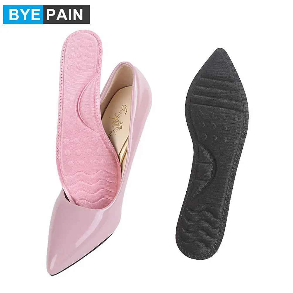 

1Pair BYEPAIN Women High Heels Pointed Sponge Shoe Insoles Cushions Pads Sport Arch Support Orthotic Feet Care Massage