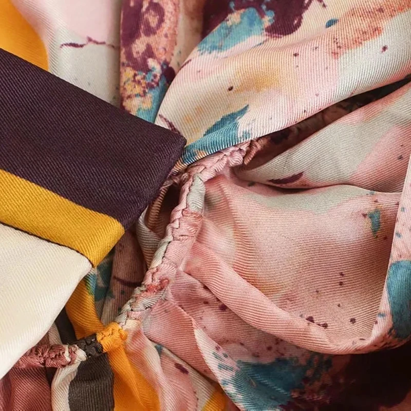 

Elegant Strapless Pleated Floral Print Women Dress Fashion Summer Wrap Bodycon Mini Dresses Chic Streetwear