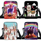 Сумка кросс-боди Женская с ламойальпакой, Забавный мессенджер для путешествий, маленькая сумочка на плечо для девушек