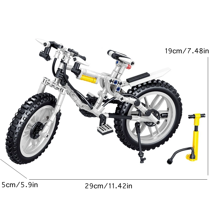 

Mailackers Creator Mountain Bike Cross-country Land City Speed Bike Building Block Technical Educational Children Model Toy Gift