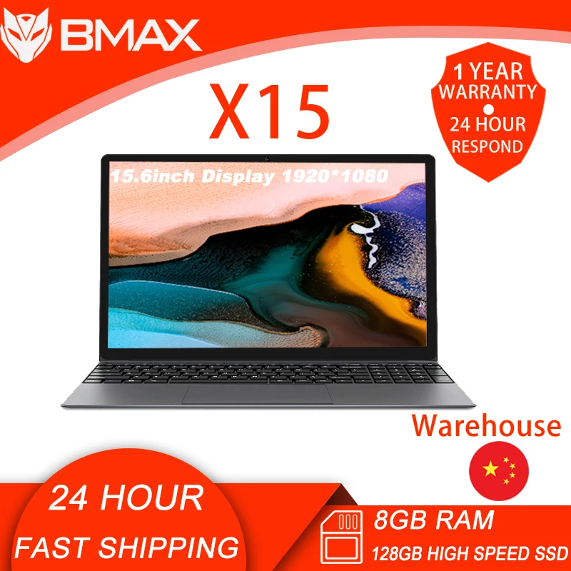 Игровой ноутбук BMAX X15 15 6 дюйма 8 + 128 ГБ Intel Celeron N4100 Wi Fi|Ноутбуки| |