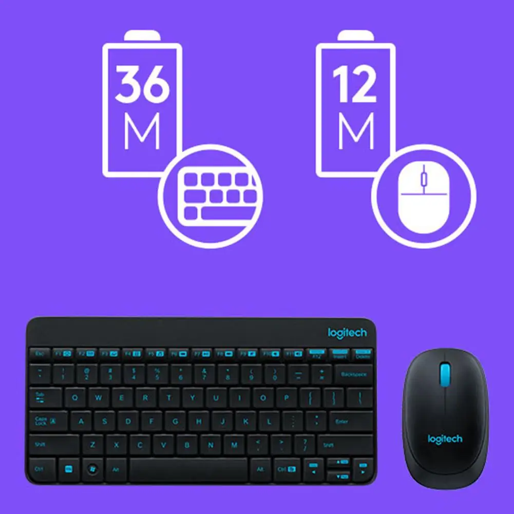 Logitech MK245 беспроводная клавиатура и мышь комбо набор для Windows Chrome OS|Комплекты плюс