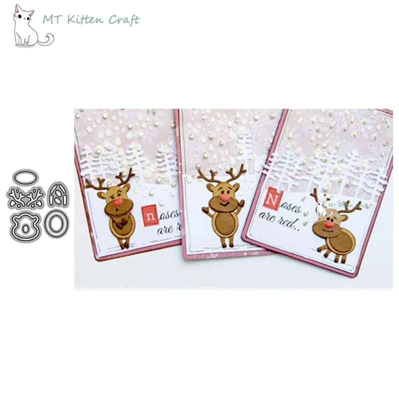 MT ремесло набор вырубных штампов &quotРождественский олень Скрапбукинг фотоальбом