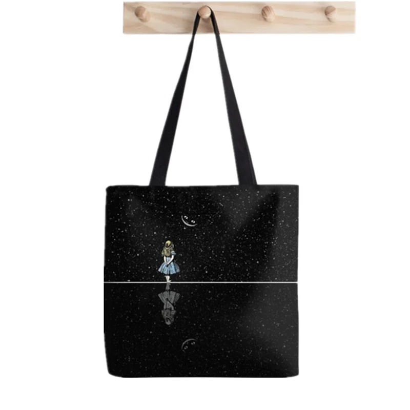 

Женская холщовая сумка-шоппер с принтом «Звезда»