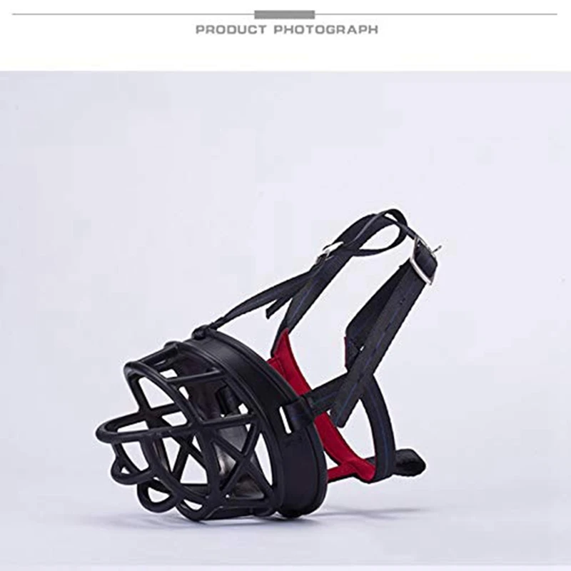 

Malinois Mouthpiece Anti-Call and Anti-Bite Metal Buckle Mouthpiece Bass Dog Anti-Bite Cover for Dogs Mouthpiece