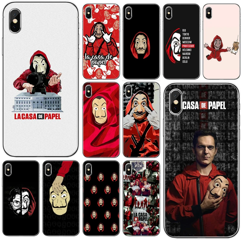 La casa de papel ТВ новоприбывшие крышка чехол для телефона из мягкого силикона ТПУ с