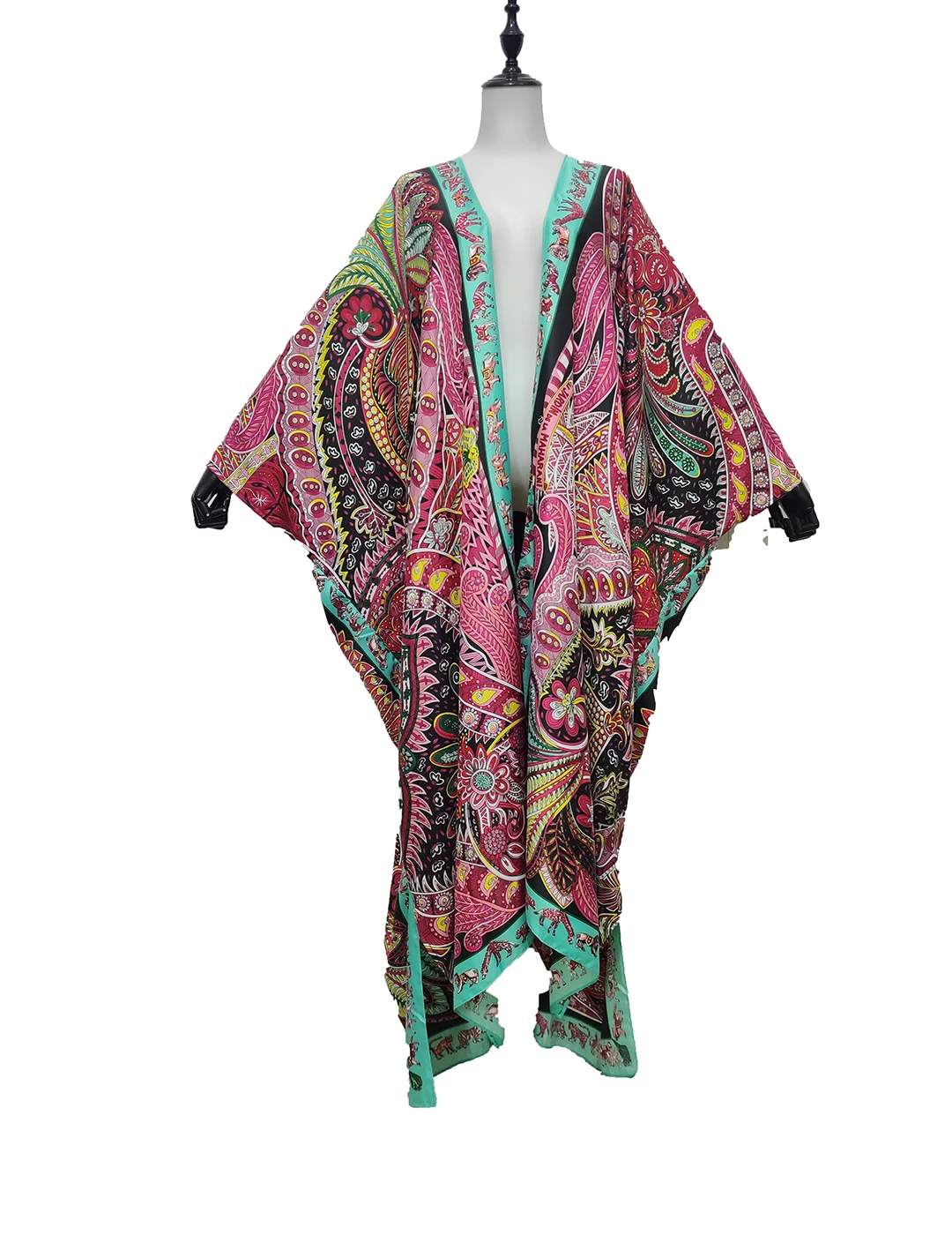 

Dashiki Printed Blouse 2021 New Traditional Kimono Silk Robe Clothes ForWomen African Dresses For Women Vestido Abaya