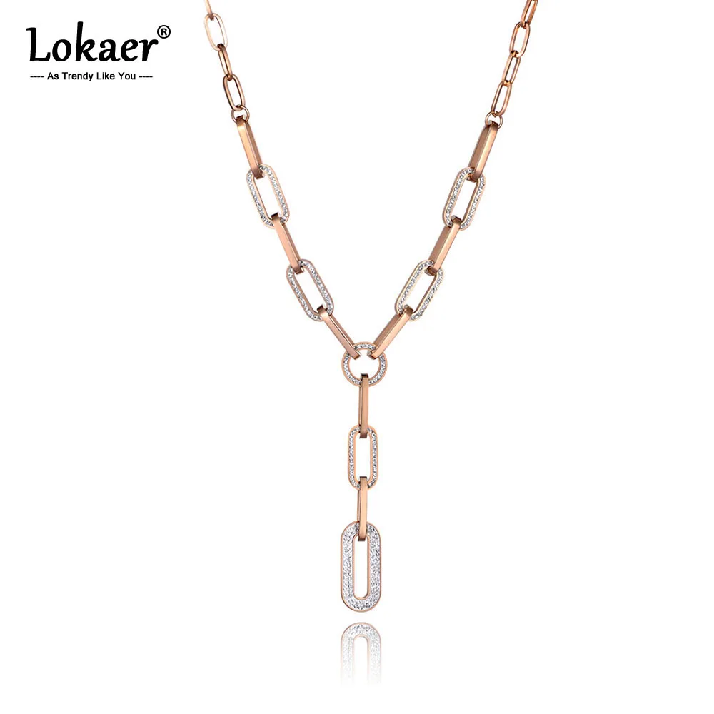 Lokaer хип хоп/Рок титановая нержавеющая сталь Геометрическая глина хрустальное