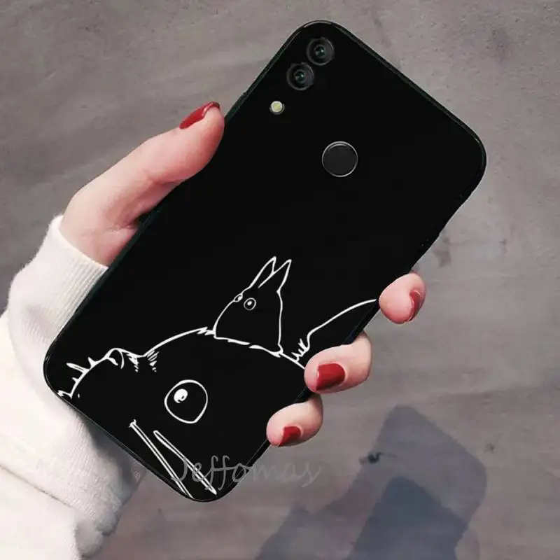 

Cartoon Studio Ghibli Totoro Phone Case For Huawei Honor view 7a5.45inch 7c5.7inch 8x 8a 8c 9 9x 10 20 10i 20i lite pro