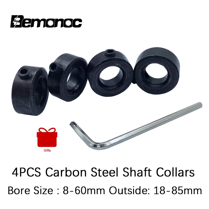 Bemonoc 4 шт. SC45CS карбоновый стальной вал воротники диаметр 8 60 мм наружный 18 85 ширина