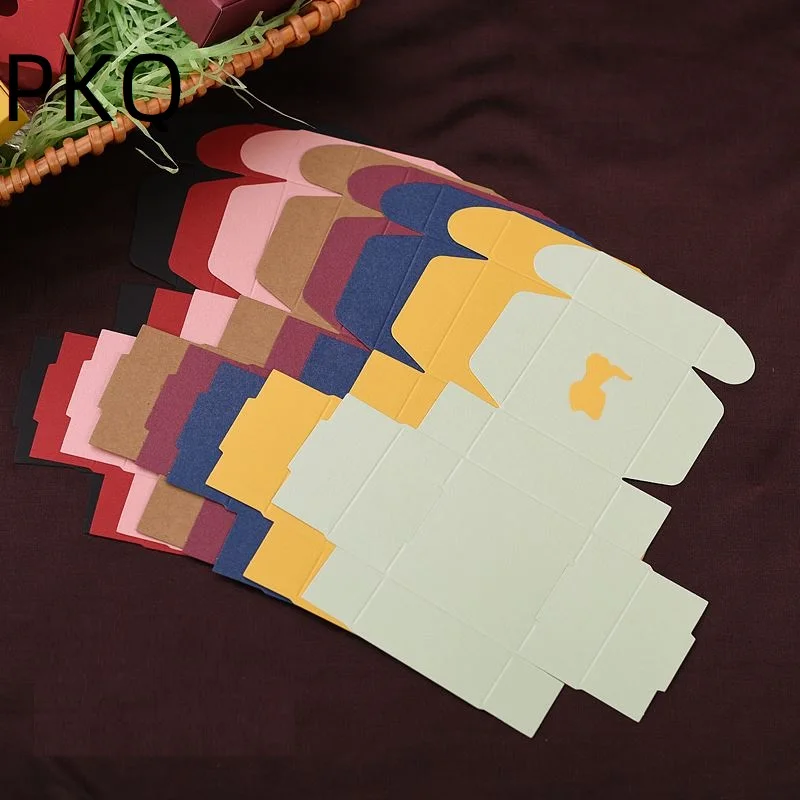 Коричневые оконные коробки из крафт-бумаги полые фотообои свадебные подарки